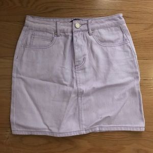 NWT Lavender Denim Skirt
